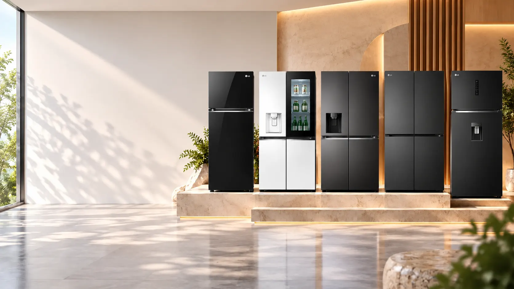 LG refrigerator banner